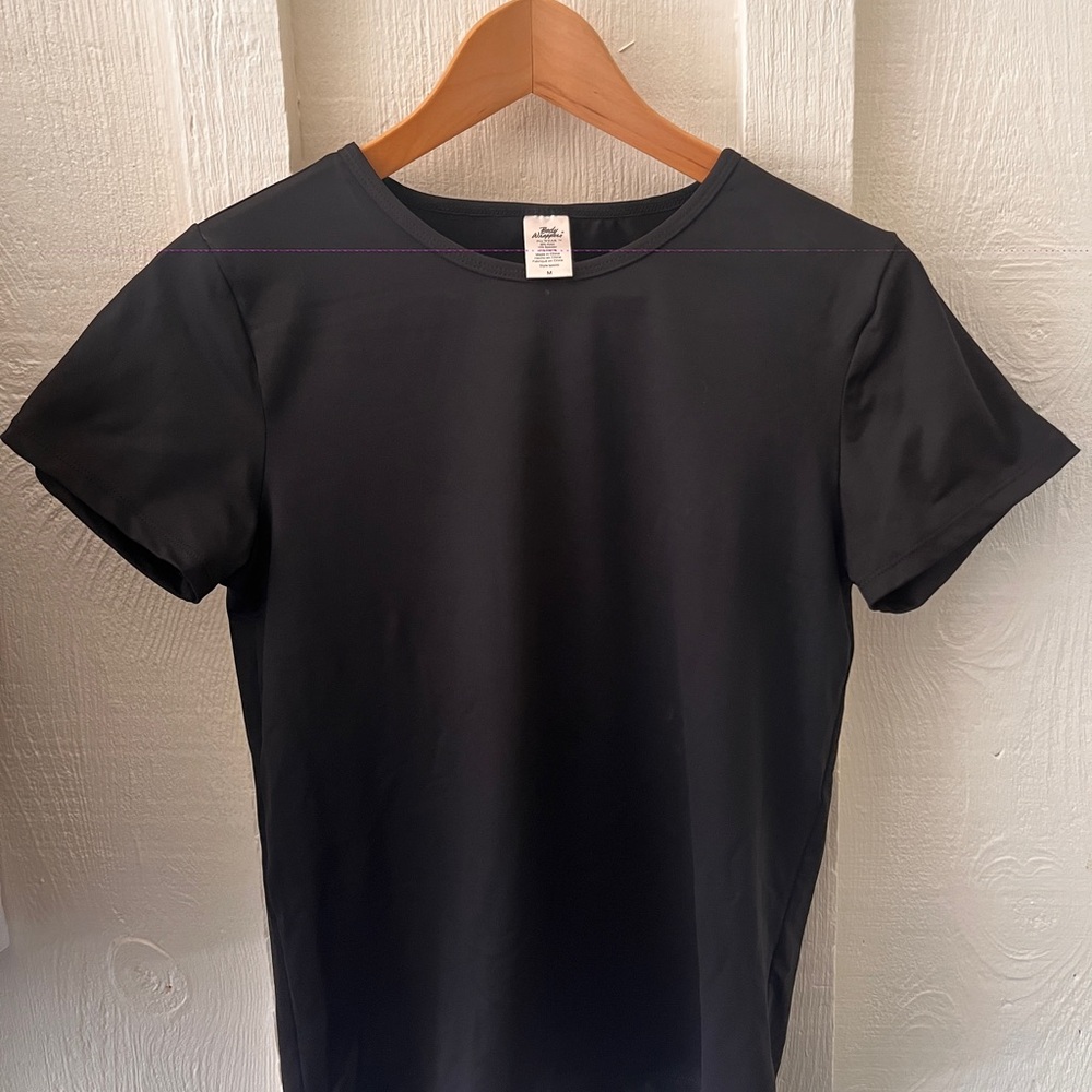 Body Wrappers Boys’ Black Short Sleeve Dance Tee